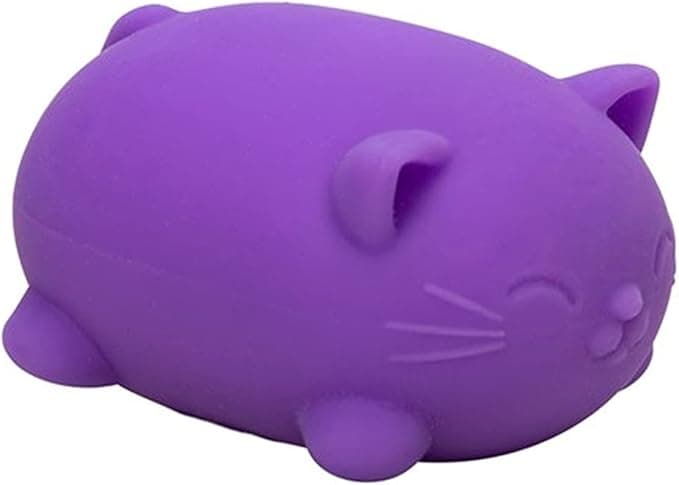 Schylling NeeDoh Cool Cats - Sensory Squeeze Toy - Color May Vary - Ages 3 to Adult (Pack of 1)