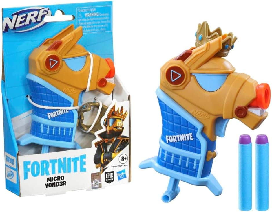 Nerf Fortnite Micro Y0nd3r Mini Dart-Firing Blaster