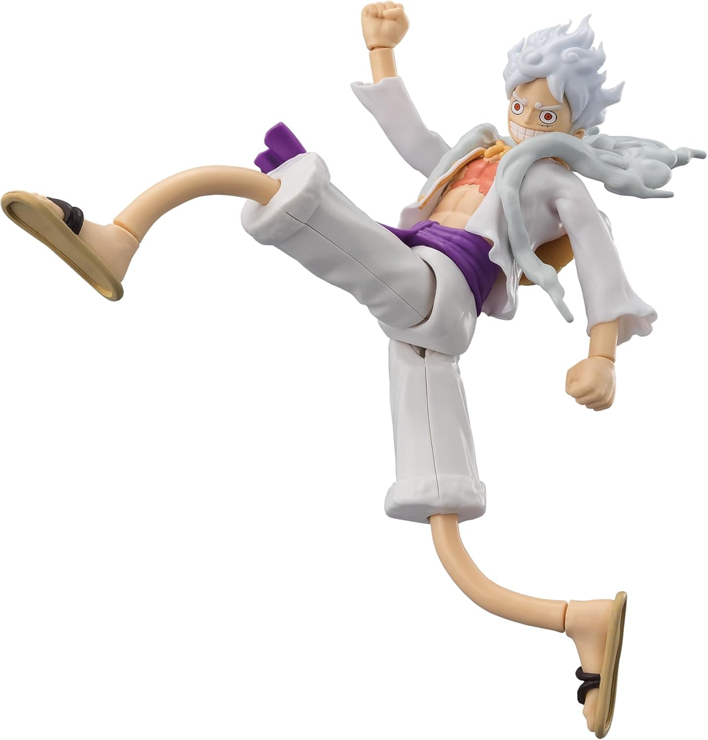Anime Heroes One Piece Monkey D. Luffy Gear 5 Action Figure