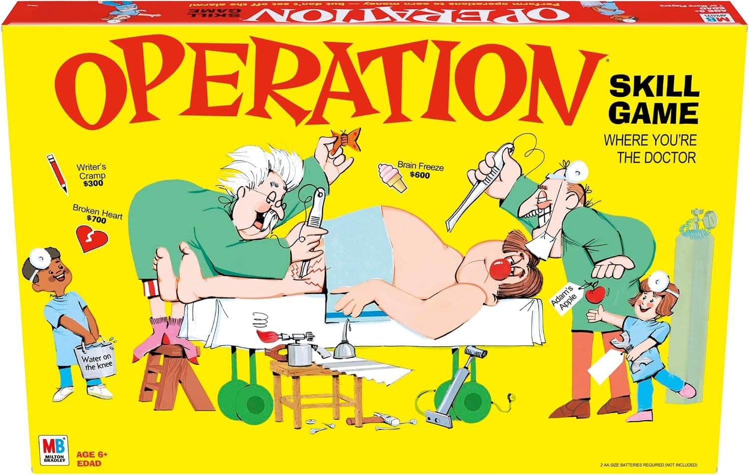 Hasbro Gaming Operation Electronic Board Game