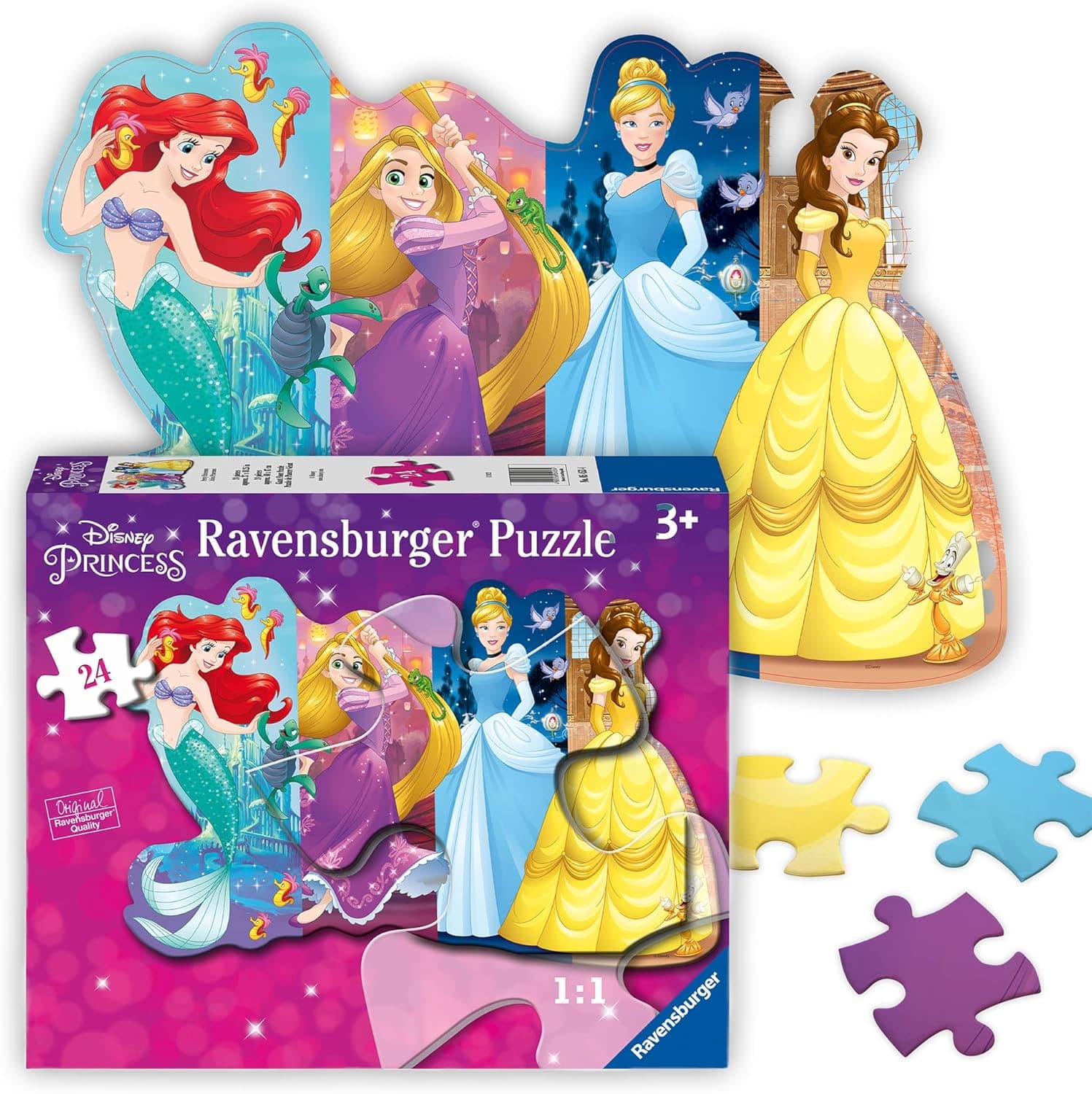 Ravensburger Disney Beautiful Princesses Floor Puzzle, 24 Pieces