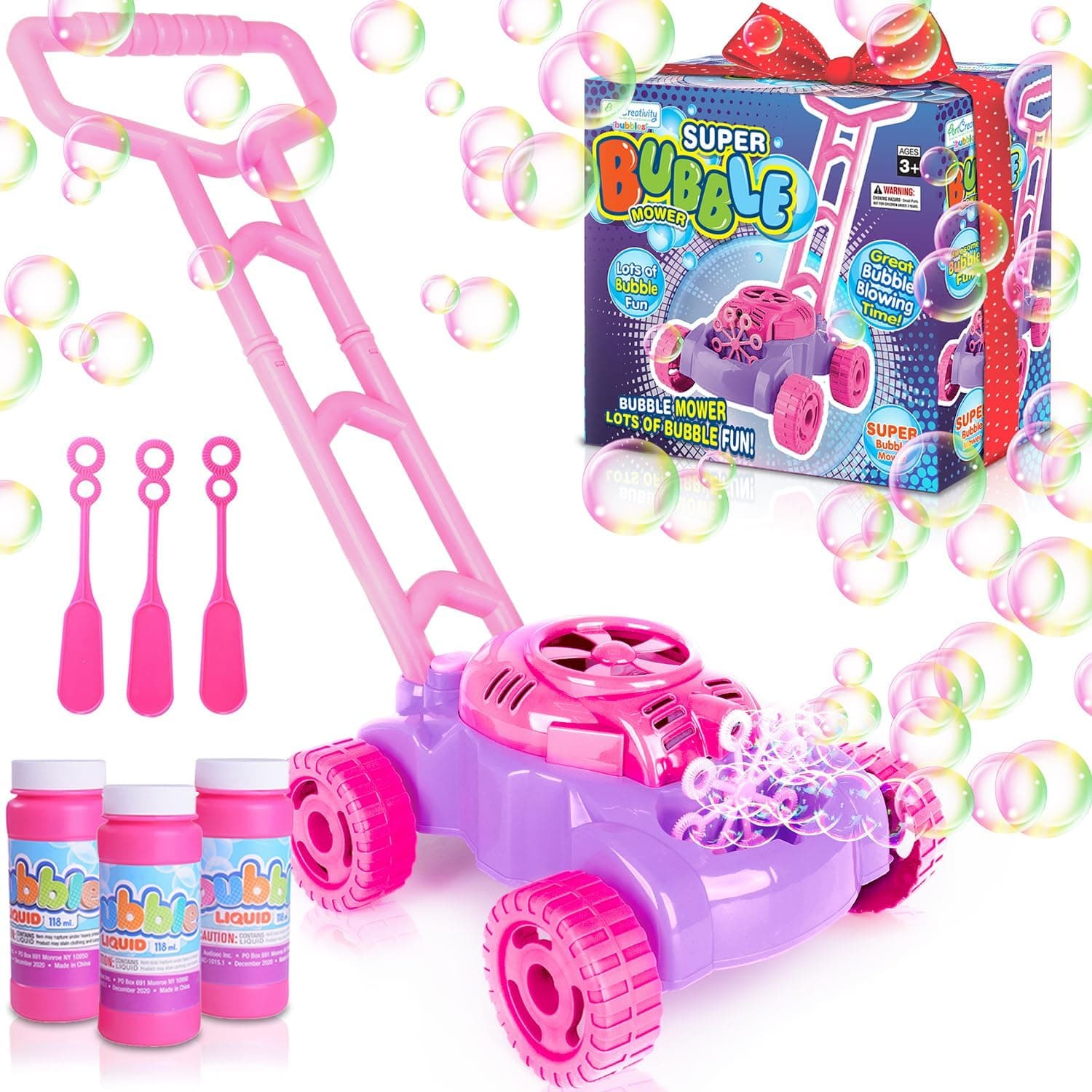 ArtCreativity Bubble Lawn Mower for Toddlers, Ages 1-3