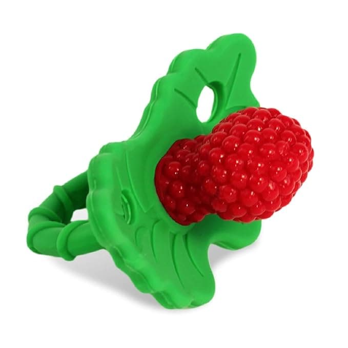 RaZbaby RaZberry Silicone Baby Teether Toy