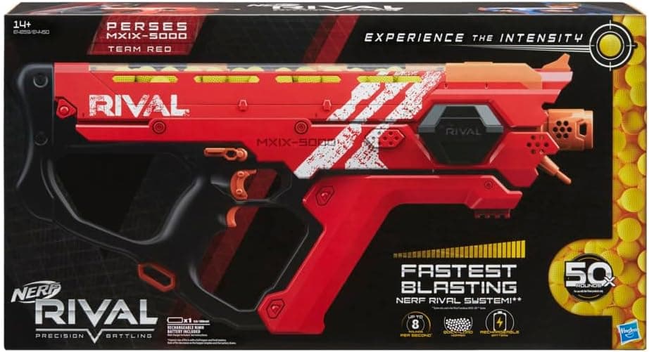 Nerf Perses Mxix-5000 Rival Motorized Blaster (Red)