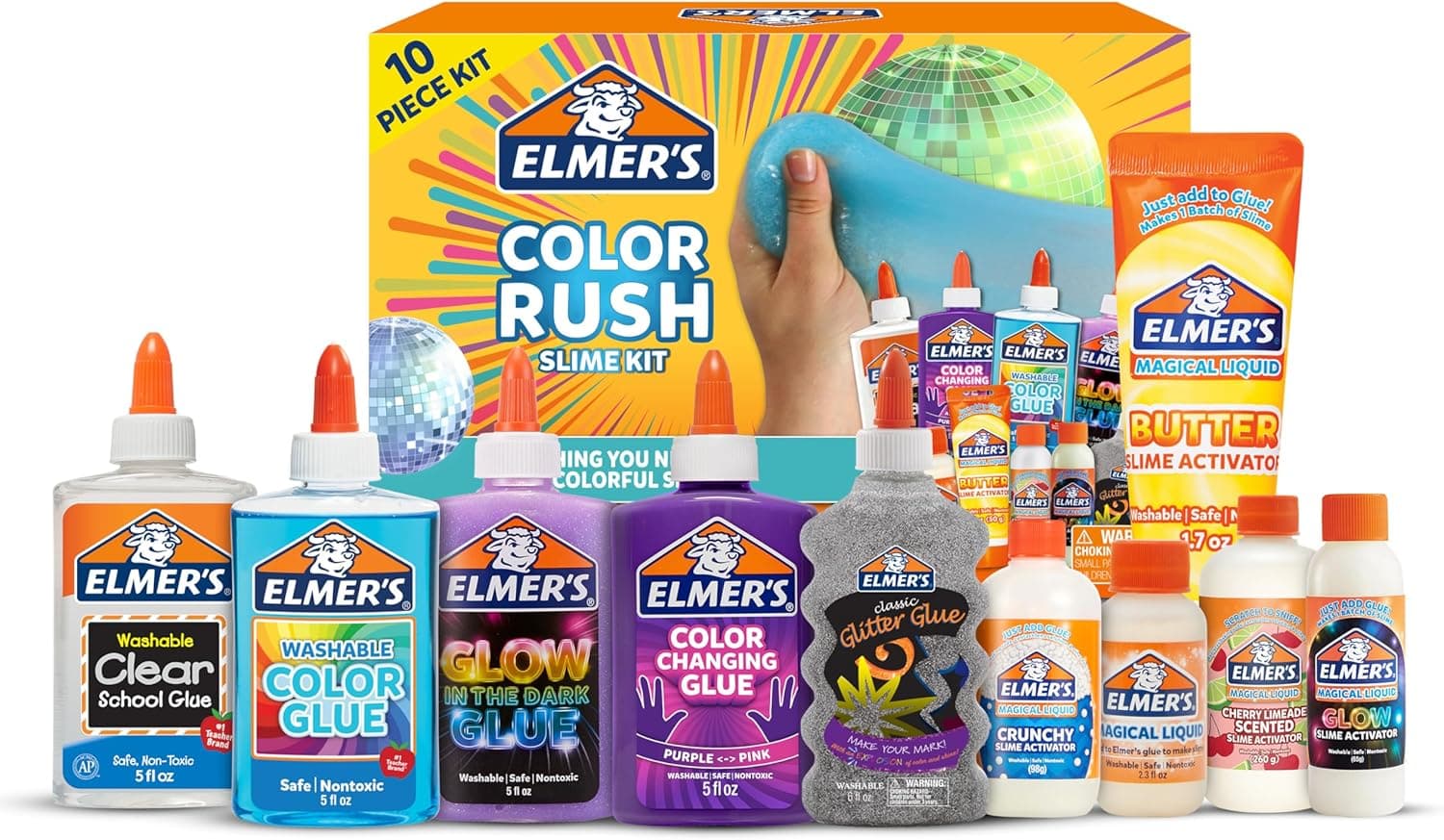 Elmer's Color Rush Slime Kit